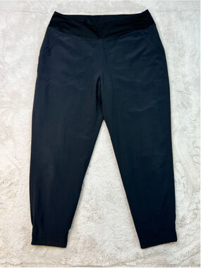 Patagonia Joggers Womens Size Large Black Activewear Pants Pockets Comfort